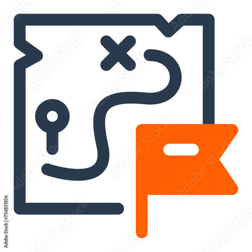 Expeditionary Exploration Tools for Adventure Vector Icon Illustration