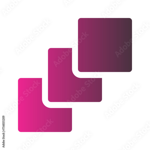 artboard flat gradient icon