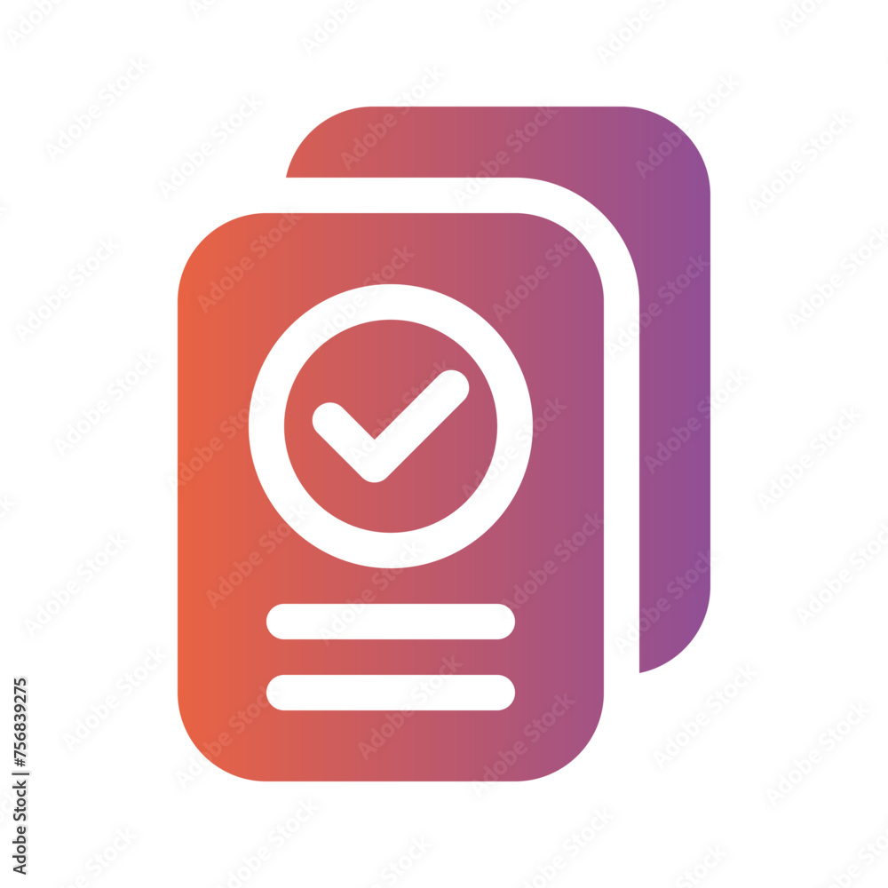 paper flat gradient icon paper flat gradient icon