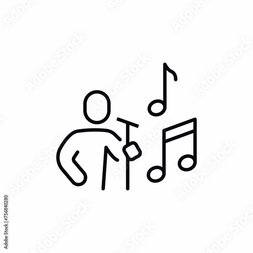 Singer Song Stage Microphone icon