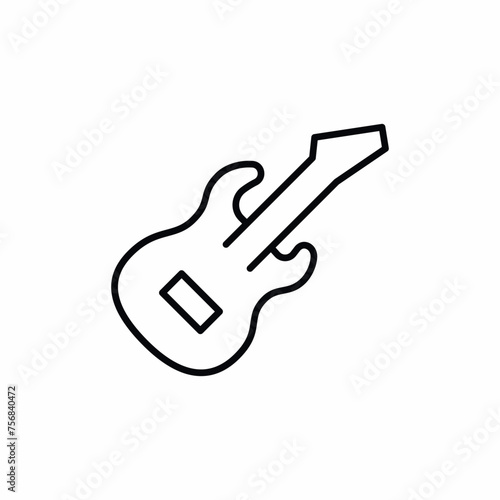 Guitar Music Tool icon vector