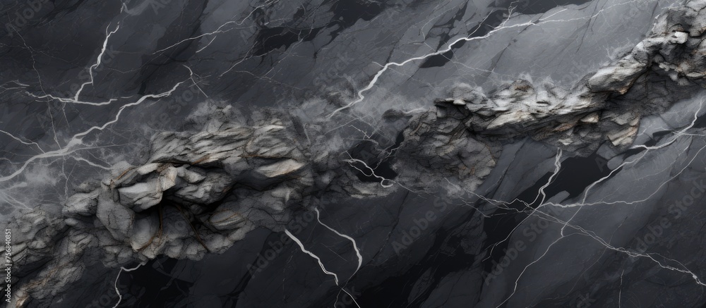 Marble texture with black surface. Marble texture with black surface.