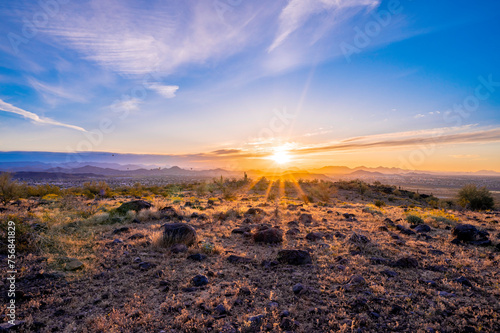 Sunrise in Arizona photo