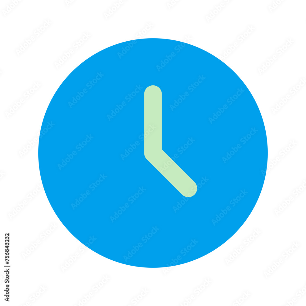 clock Duo tone icon clock Duo tone icon