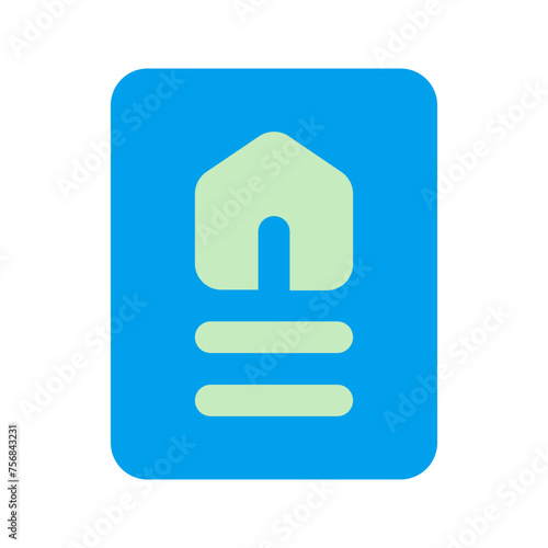 certificate Duo tone icon