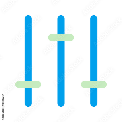equalizer Duo tone icon