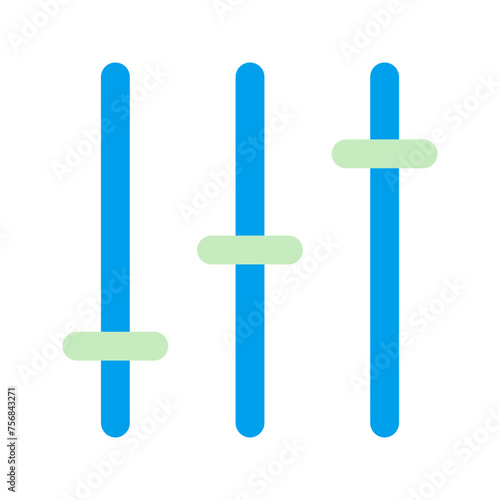 equalizer Duo tone icon