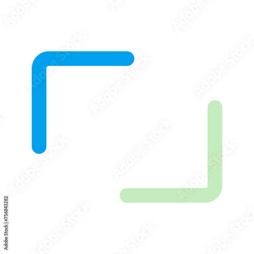 full screen Duo tone icon