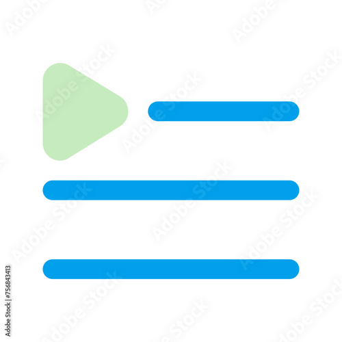 playlist Duo tone icon