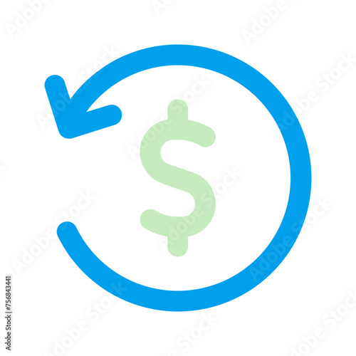 refund Duo tone icon