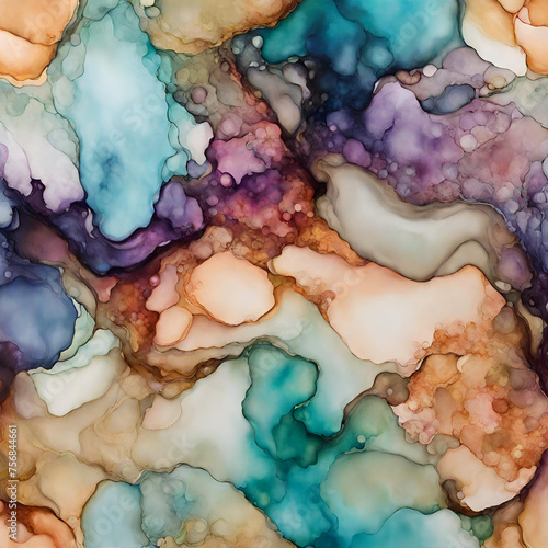 background with watercolor