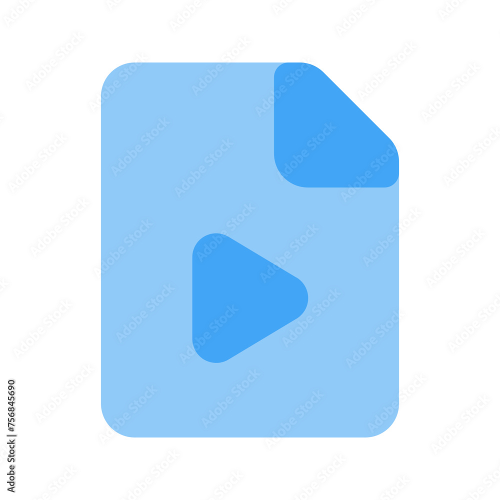 video file Flat icon