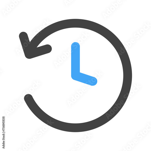 history Flat icon