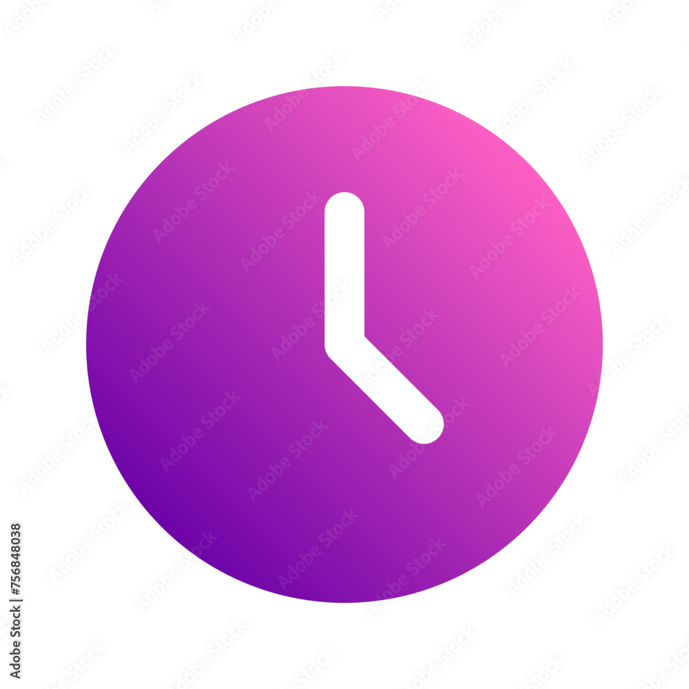 clock Gradient icon
