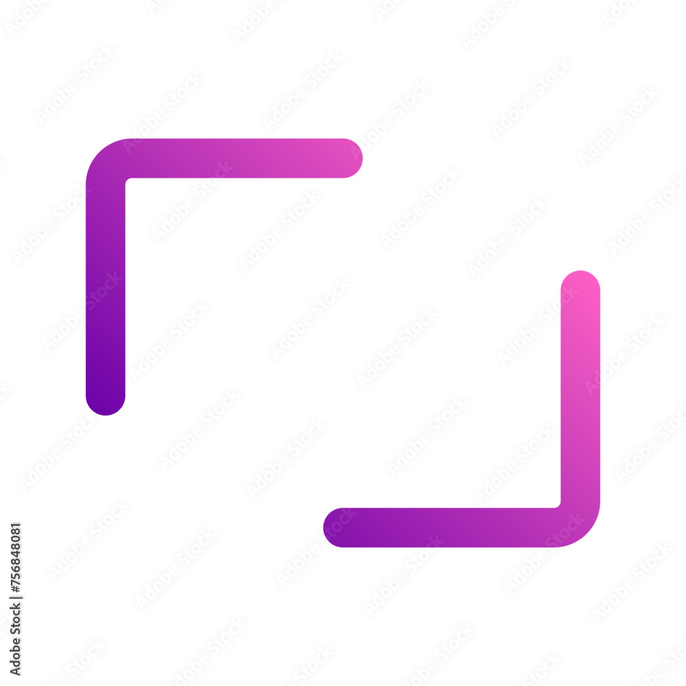 full screen Gradient icon full screen Gradient icon