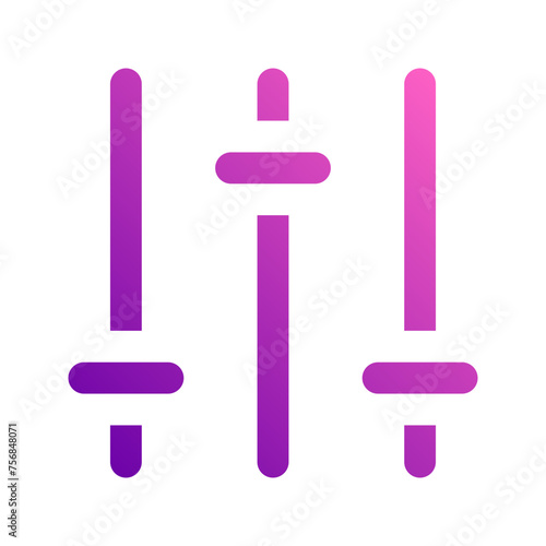 equalizer Gradient icon