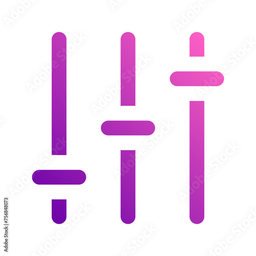 equalizer Gradient icon