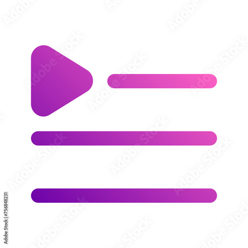 playlist Gradient icon