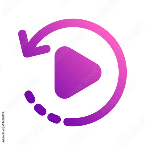 playback Gradient icon