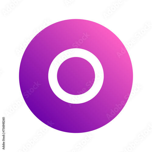 record Gradient icon