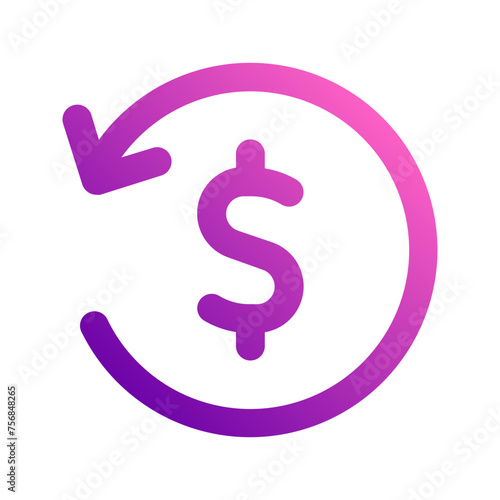 refund Gradient icon