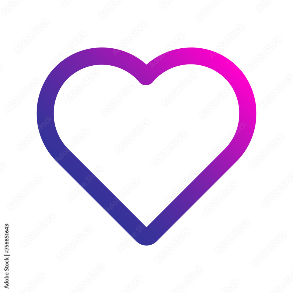 love Gradient icon love Gradient icon