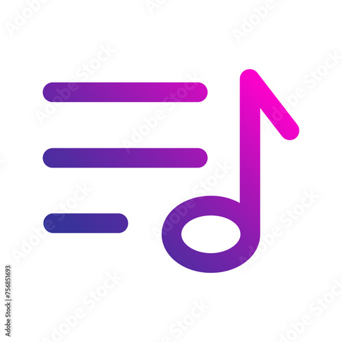playlist Gradient icon