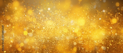 a blurred image of a gold background with a lot of glitter . High quality