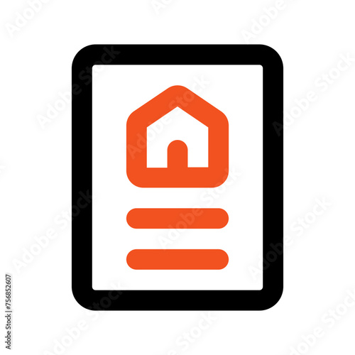 certificate Outline color icon