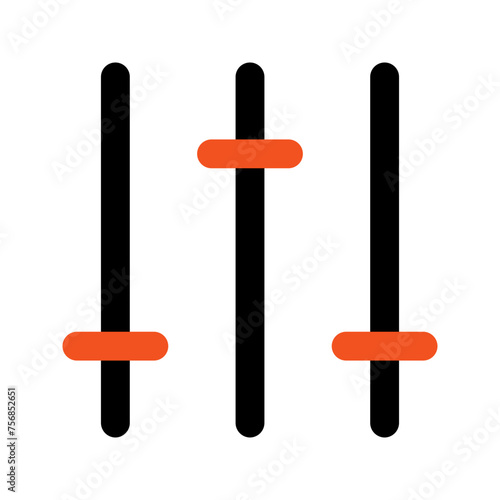 equalizer Outline color icon