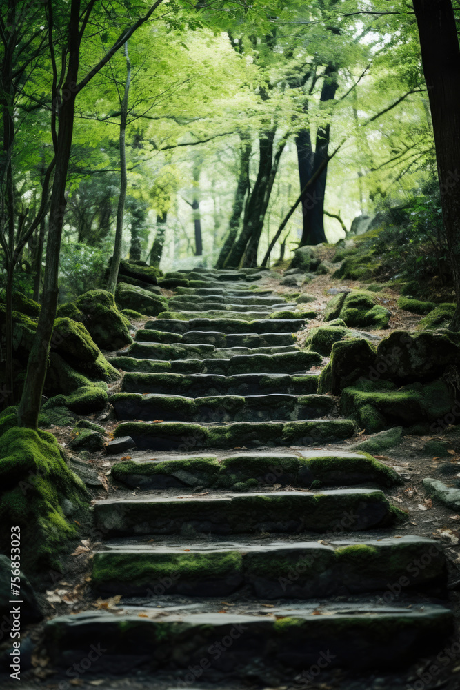 階段, 石畳, 石の階段, 森, 森の中, 古い階段, stairs, cobblestone, stone stairs, forest, in the forest, old stairs