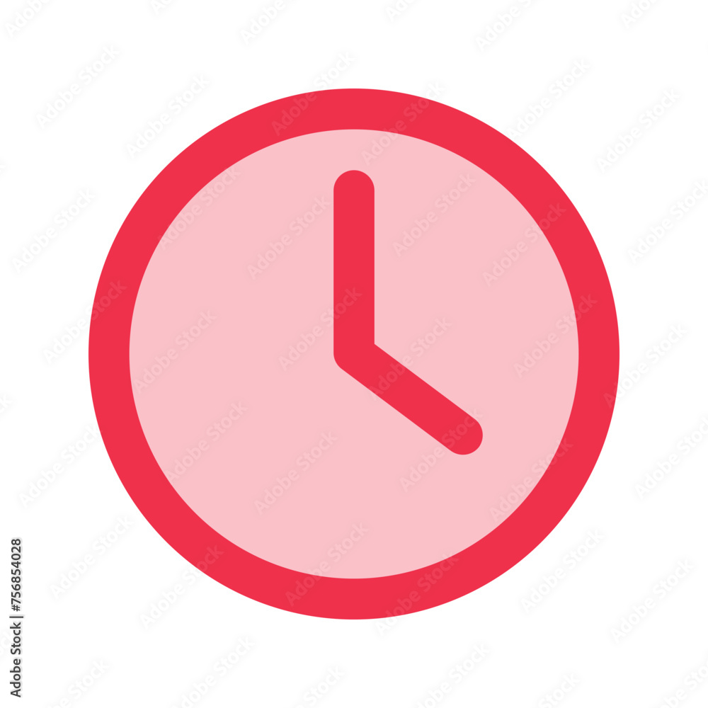clock Outline color icon clock Outline color icon
