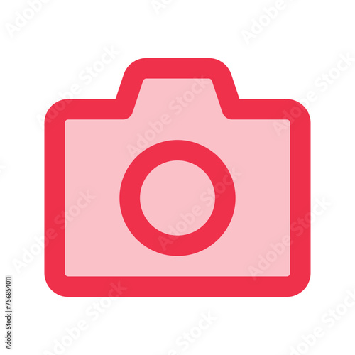 camera Outline color icon