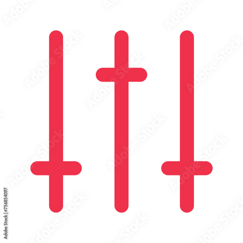 equalizer Outline color icon