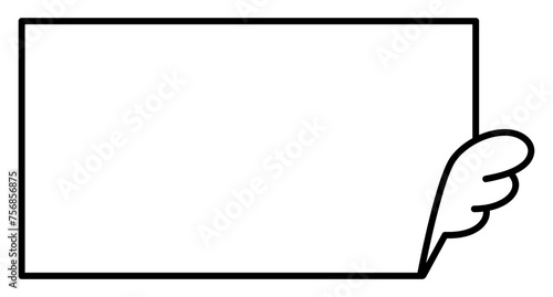 羽根ペンフレーム