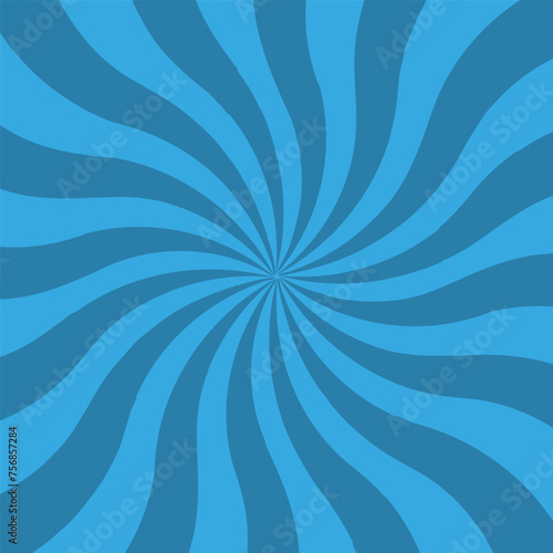 Blue Swirling Vortex Abstract Background. Vector illustration. EPS 10.