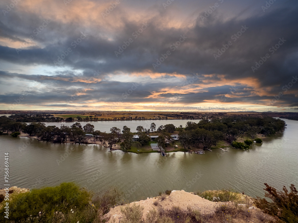 Big Bend on the Murray River, South Australia Big Bend on the Murray River, South Australia