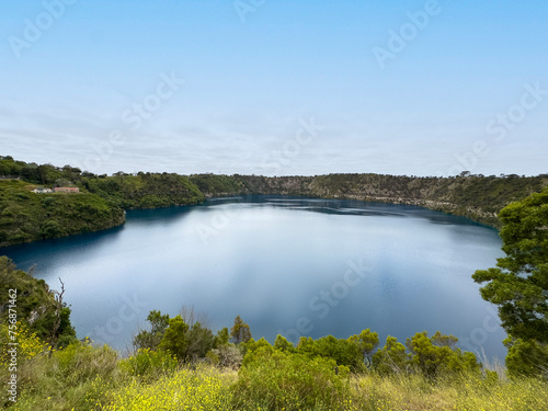 The Blue Lake in Mount Gambier, South Australia