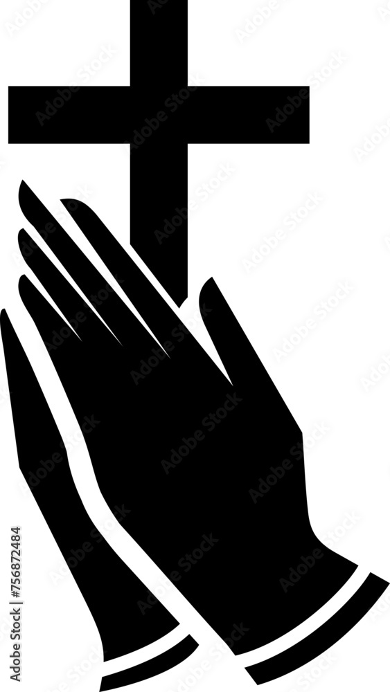 Crosses and Praying Hands Crosses and Praying Hands