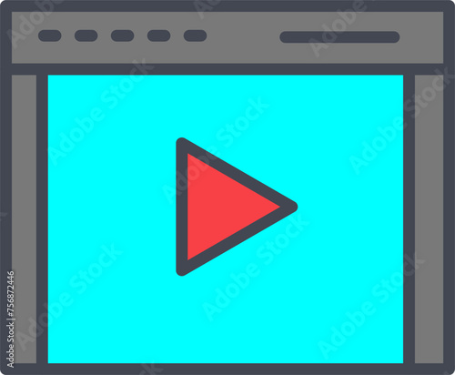 Multimedia Vector Icon