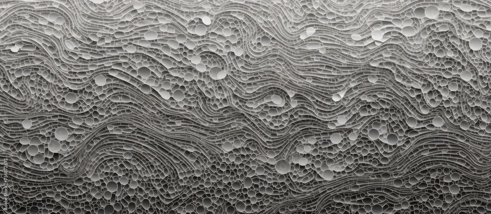 Abstract Glittery Gray Doodle Texture