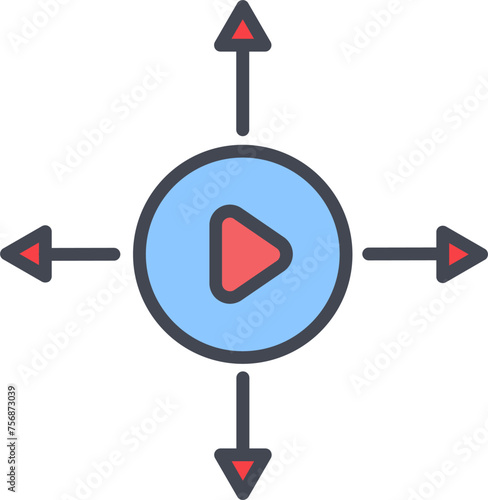 Viral Content Vector Icon