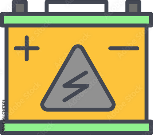 Accumulator Vector Icon