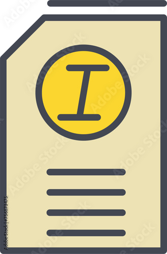 Italic Vector Icon