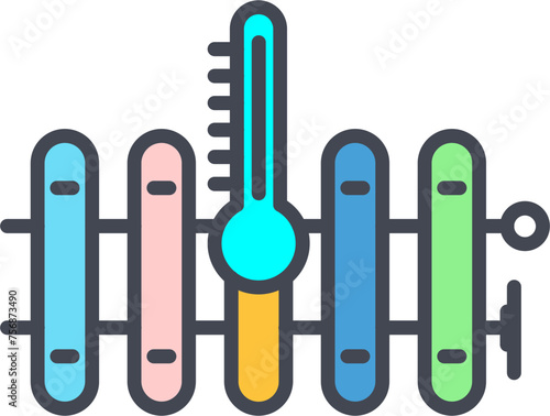 Radiator Vector Icon