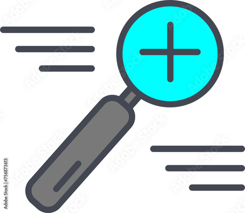 Zoom In Vector Icon