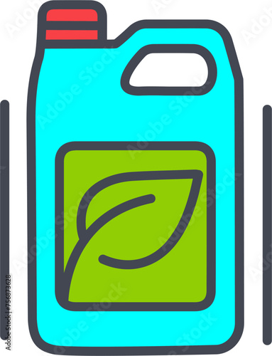 Fuel Gallon Vector Icon