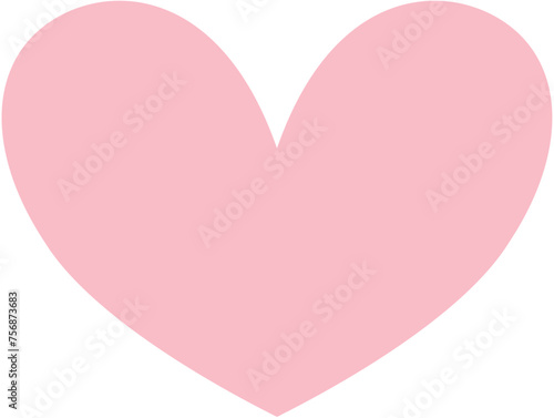 Pink Pastel Heart Shape in SVG Vector