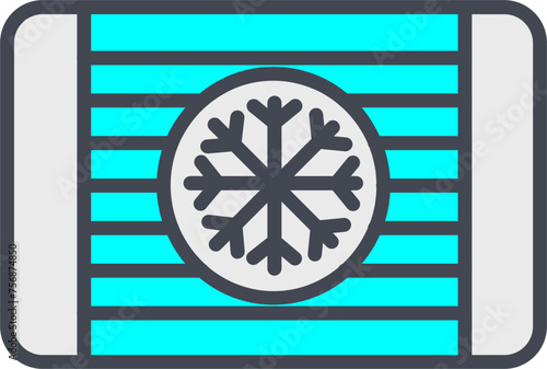 Cooling Vector Icon