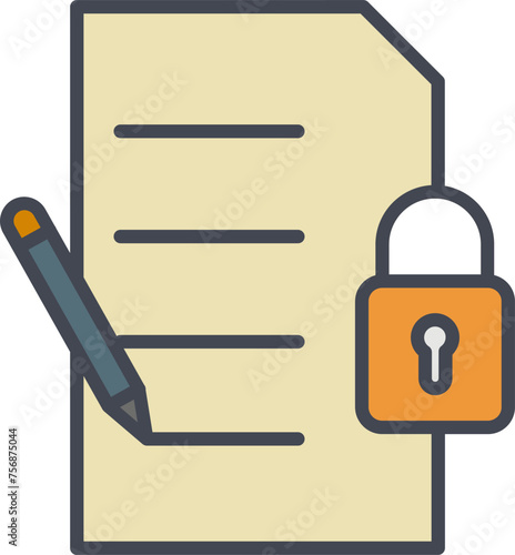 Confidentiality Vector Icon